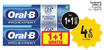 Cora Tandpasta ORAL-B aanbieding
