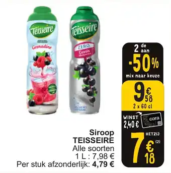 Cora Siroop TEISSEIRE aanbieding