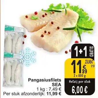 Cora Pangasiusfilets SEA aanbieding