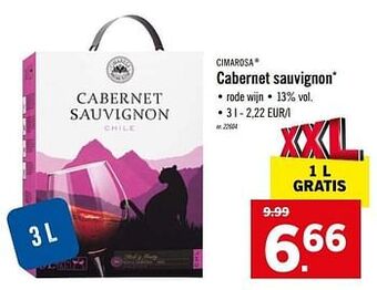Lidl Cabernet sauvignon aanbieding