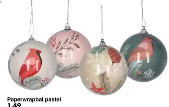 Paperwrapbal pastel