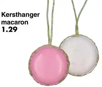 Kersthanger macaron