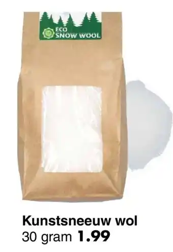 Kunstsneeuw wol 30 gram