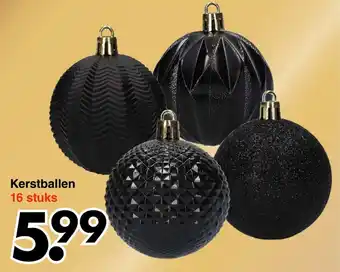 Wibra Kerstballen 16 stuks aanbieding