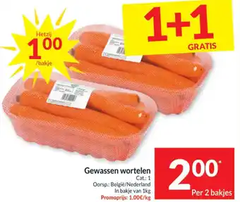 Intermarché Gewassen wortelen aanbieding
