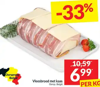 Intermarché Vleesbrood met kaas aanbieding