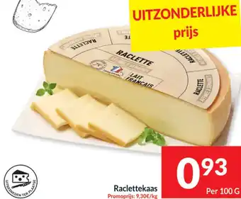 Intermarché Raclettekaas 100g aanbieding