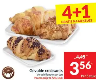 Intermarché Gevulde croissants aanbieding