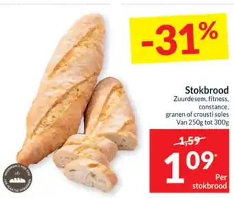 Intermarché Stokbrood Zuurdesem, fitness, constance, aanbieding