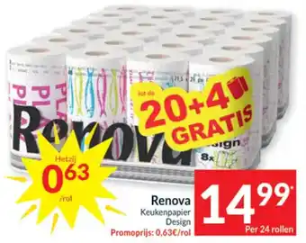 Intermarché Renova Keukenpapier Design aanbieding