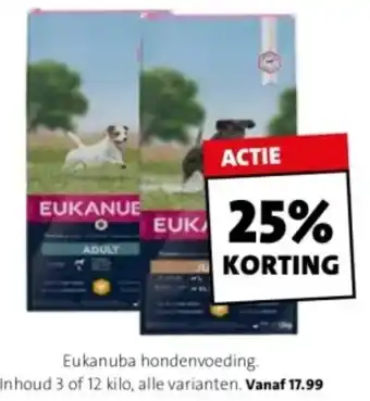 Eukanuba hondenvoeding.