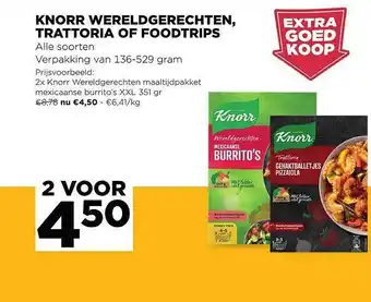 Jumbo Knorr Wereldgerechten, Trattoria Of Foodtrips aanbieding