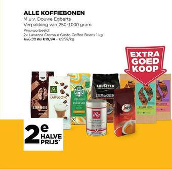Jumbo Alle Koffiebonen aanbieding