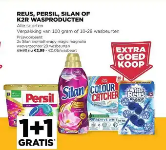 Reus, Persil, Silan Of K2r Wasproducten