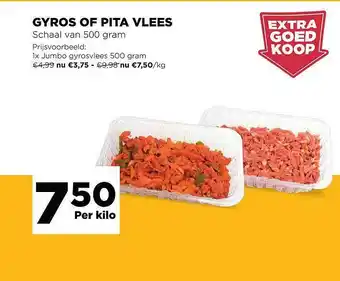 Jumbo Gyros Of Pita Vlees aanbieding