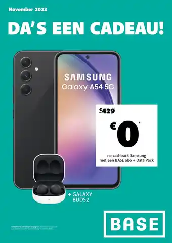 Base SAMSUNG Galaxy A54 5G aanbieding