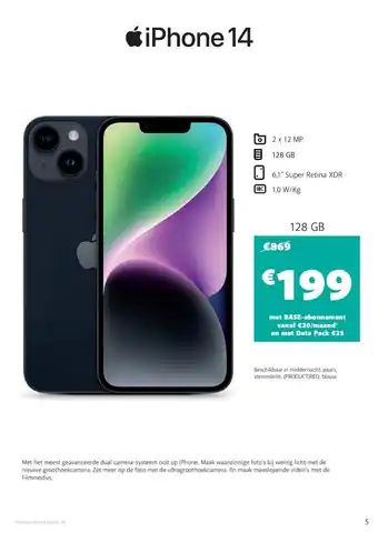 Base iPhone 14 aanbieding