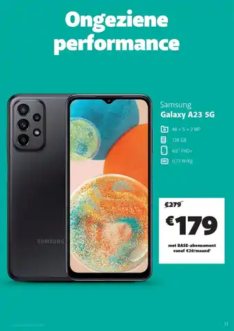 Base Samsung Galaxy A23 5G aanbieding