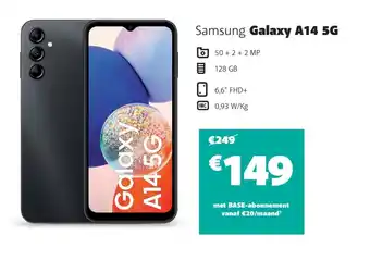 Base Samsung Galaxy A14 5G aanbieding