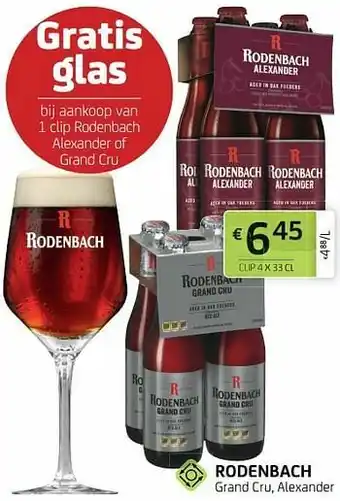 BelBev Rodenbach grand cru, alexander aanbieding