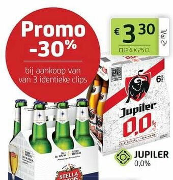 BelBev Jupiler 0,0% aanbieding