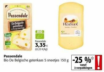 Colruyt Passendale bio de belgische gatenkaas aanbieding