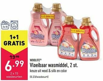 ALDI Vloeibaar wasmiddel aanbieding