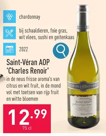 ALDI Saint-Véran AOP Charles Renoir 75 cl aanbieding