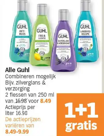 Albert Heijn Alle guhl aanbieding