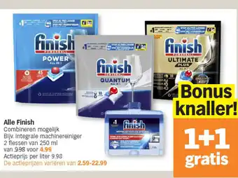 Albert Heijn Alle finish aanbieding