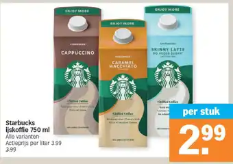 Albert Heijn Starbucks ijskoffie 750 ml aanbieding