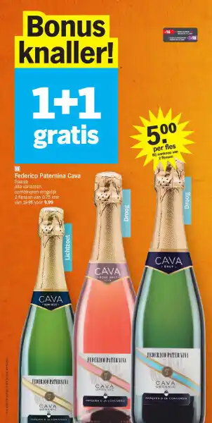 Albert Heijn Federico paternina cava aanbieding