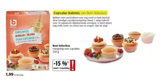 Colruyt Boni Selection Mengeling Voor Cupcakes aanbieding