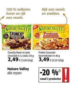 Colruyt Nature Valley Alle Repen aanbieding