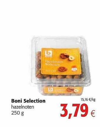 Colruyt Boni Selection Hazelnoten aanbieding