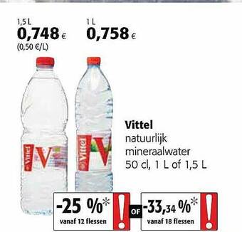 Colruyt Vittel aanbieding