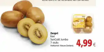 Zespri Kiwi Sungoldjumbo
