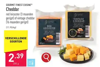 ALDI Cheddar 200 g aanbieding