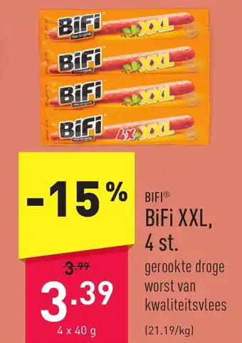 ALDI BiFi XXL, 4 st. 4 x 40 g aanbieding