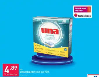 ALDI Vaatwastabletten all-in-one, 70 st. aanbieding