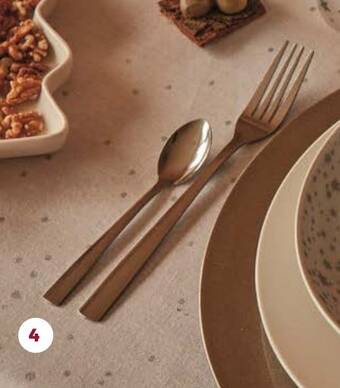 Auchan MÉNAGÈRE 48 PIÈCES INOX aanbieding