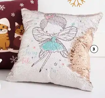 Auchan Coussin sequins 40x40 cm aanbieding