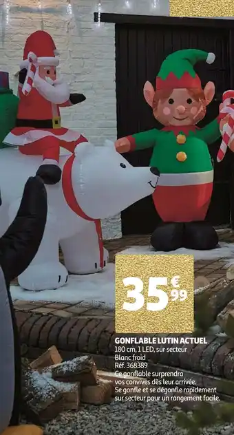 GONFLABLE LUTIN ACTUEL 180 cm