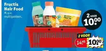 Kruidvat Fructis hair food aanbieding