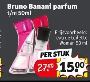 Kruidvat Bruno banani parfum aanbieding