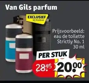 Kruidvat Van gils parfum aanbieding