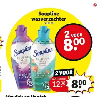 Kruidvat Soupline wasverzachter aanbieding