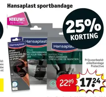 Kruidvat Hansaplast sportbandage aanbieding