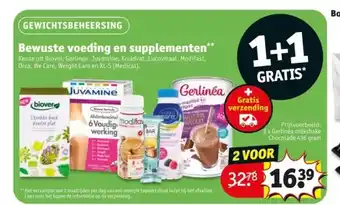 Kruidvat Bewuste voeding en supplementen aanbieding