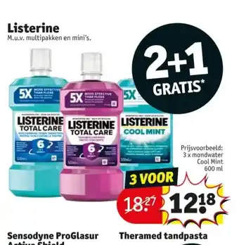 Kruidvat Listerine aanbieding